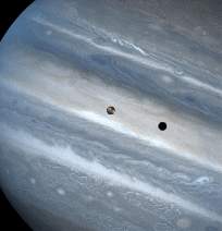 Ombre d'Io sur Jupiter